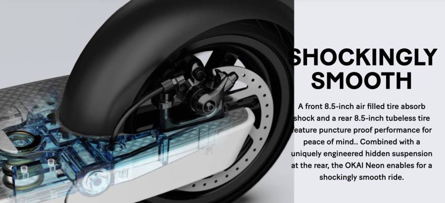 OKAI Neon smooth ride