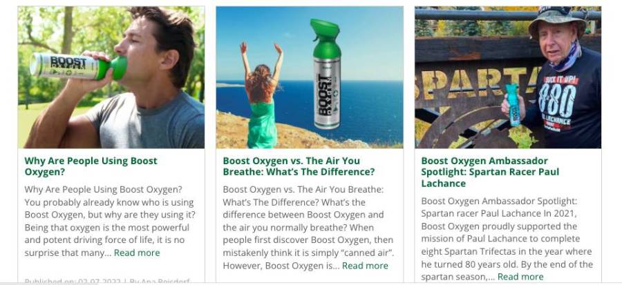 Boost Oxygen Portable Oxygen