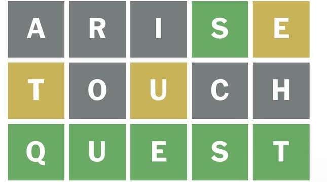 Image for article titled Today's Wordle Hints (and Answer) for Sunday, August 20