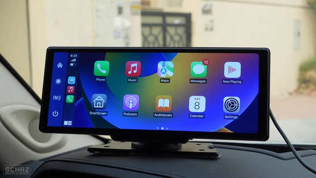 Image for article titled This CarPlay Display and Dashcam Combo Is $150 Off Right Now