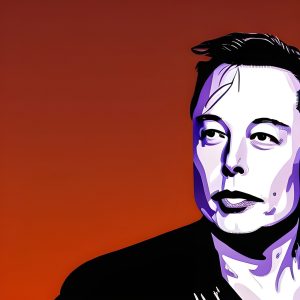 Portrait of Elon Musk. The X owner discussed OpenAI at a recent event