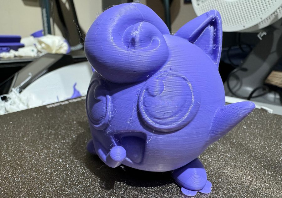 a 3d print of a jiggypuff