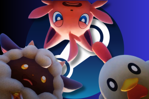 Palworld becomes only second Steam game to reach 2m concurrent players. Screenshot of Palworld characters in front of blue Steam logo.