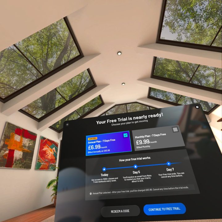 FitXR subscription models