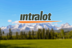 A mountain vista in the state of Montana with Intralot logo on top. Intralot signs deal with Montana Lottery