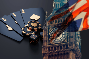 Illustration of UK gambling reform showing playing cards, poker chips, and dice blended with Big Ben and the Union Jack flag. Autumn Budget 2025 UK gambling firms brace themselves for sharp tax rises - what to expect