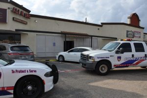 Harris County Police incident photo. Houston gambling den busted, with over $9,000 seized and one charged