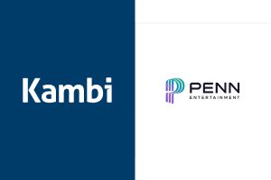 Kambi x PENN logos. Kambi and PENN extend their sportsbook partnership until July 2027